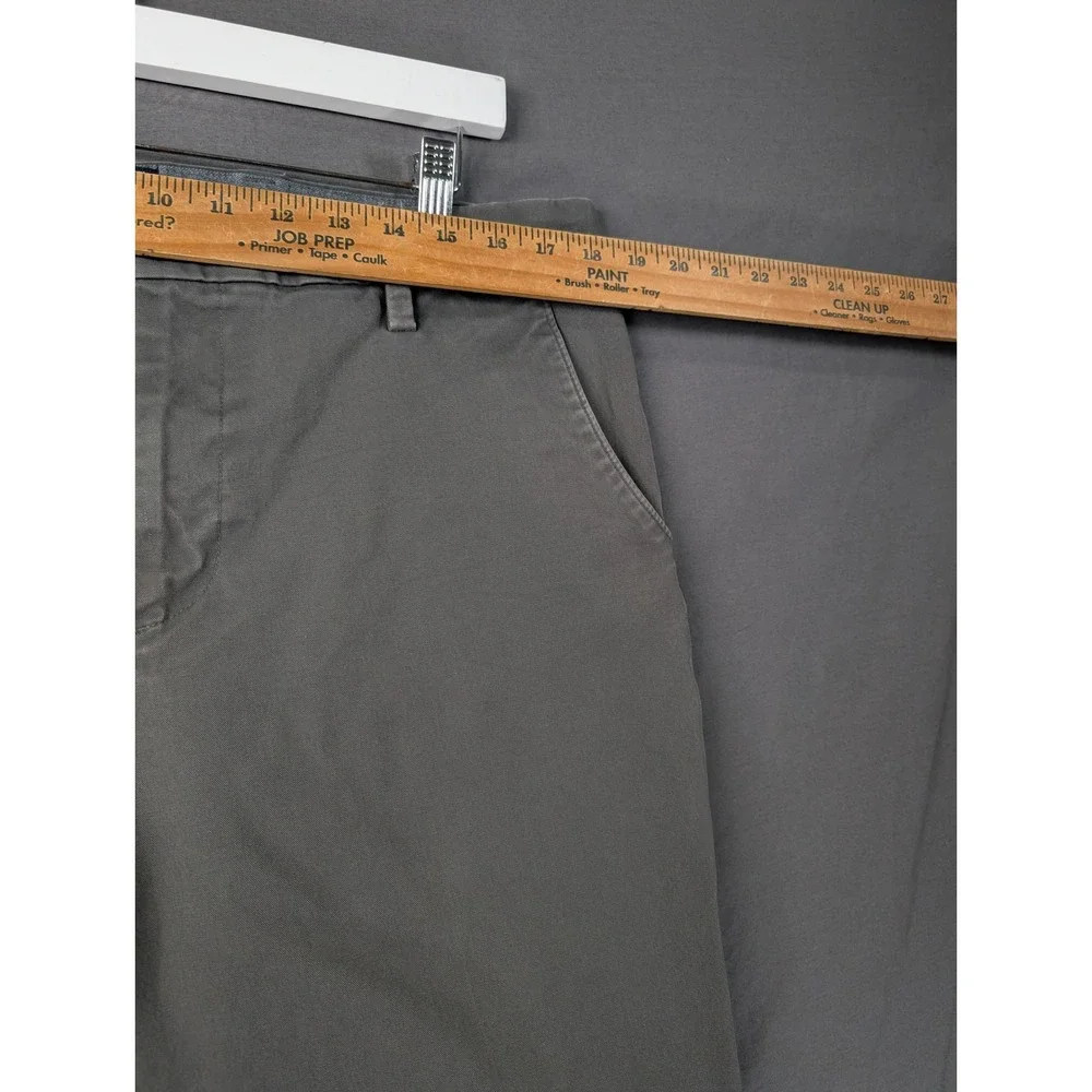 Dockers Mens Smart 360 Flex Khaki Chino Pants Grey W36 L29 39983-0004